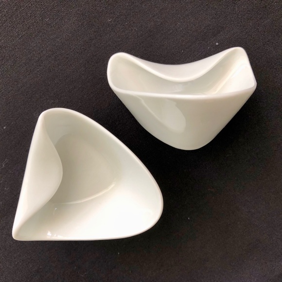 HUTSCHENREUTHER SELB Porcelain Salt Cellars Set Mid Century RARE Collectible - Picture 2 of 8